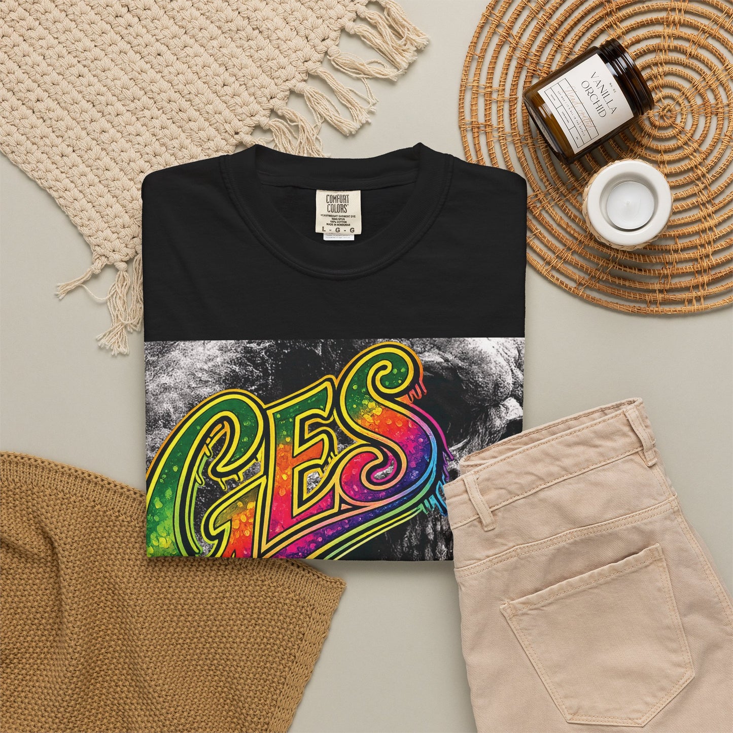 Skull Surfing 'Green Enkd Society' Graphic T-Shirt