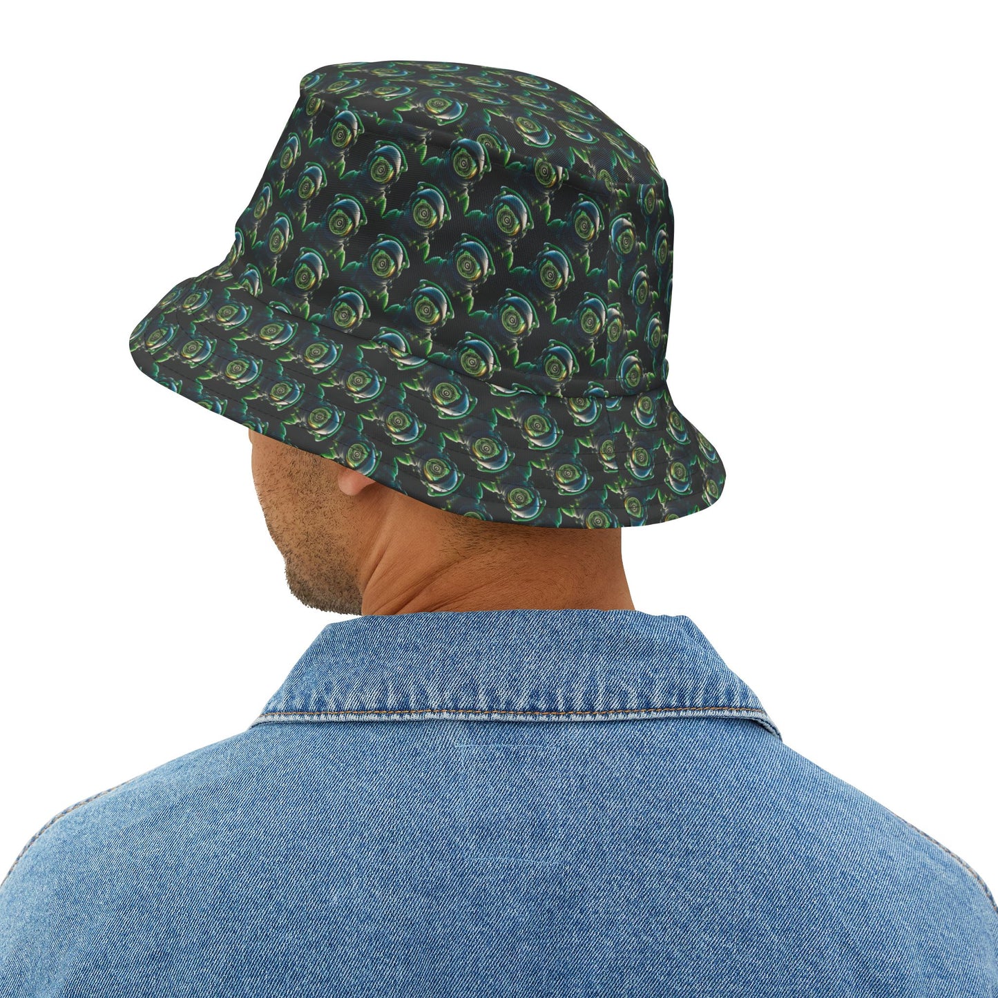 Spacely Sprockets Bucket Hat, Bohemian Summer Accessory, Beach Hat, Outdoor Sun Protection, Festival Headwear, Gift for Hat Lovers