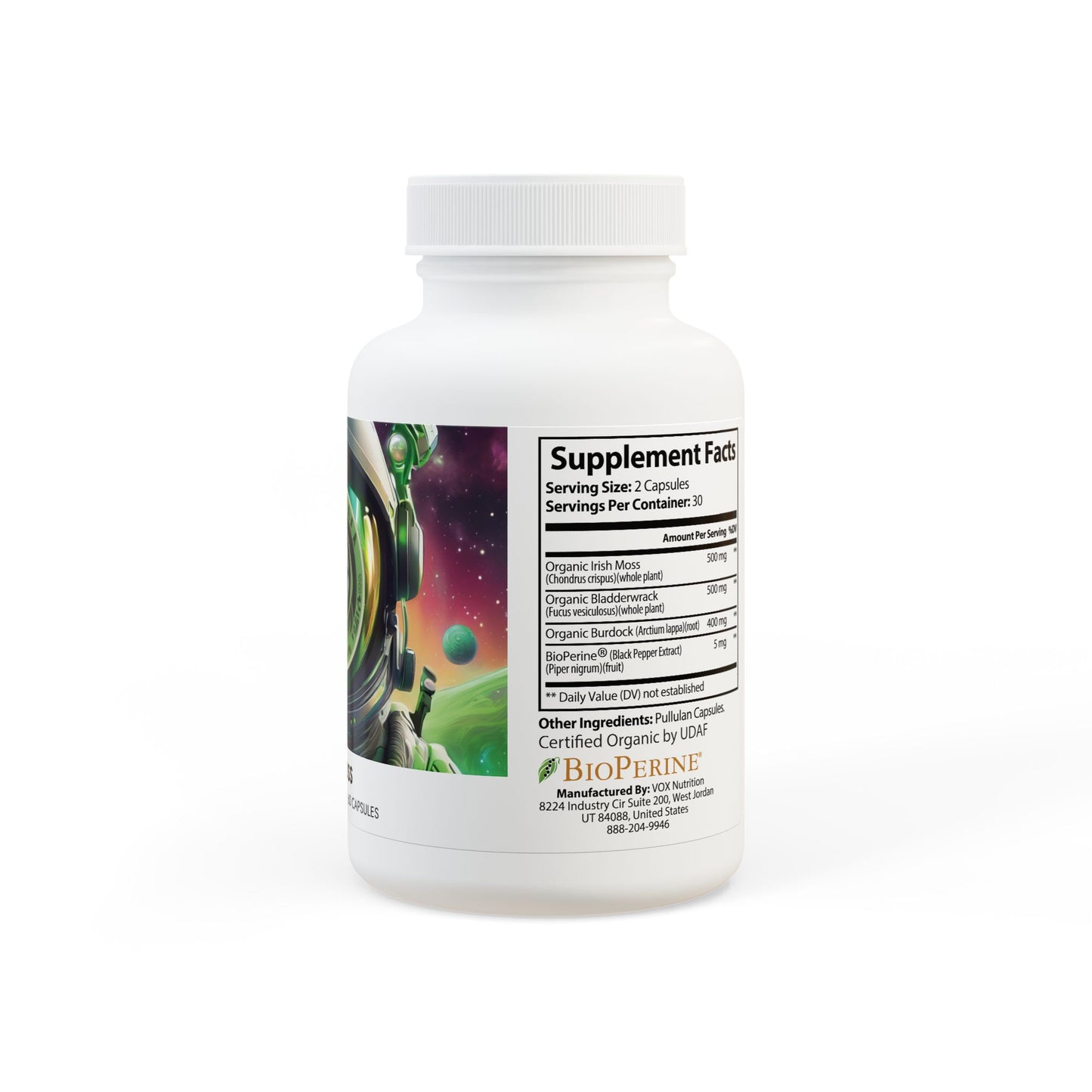 Green Enkd Sea Moss Supplement (60 Capsules)