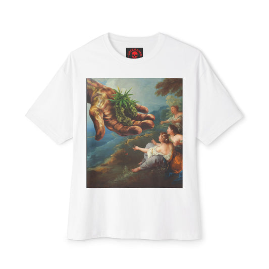 Gods plan 3 Unisex Tee, Oversized Boxy T-Shirt for Men and Women, Religious Graphic Shirt, Inspirational Quote Clothing, Comfortable Cotton