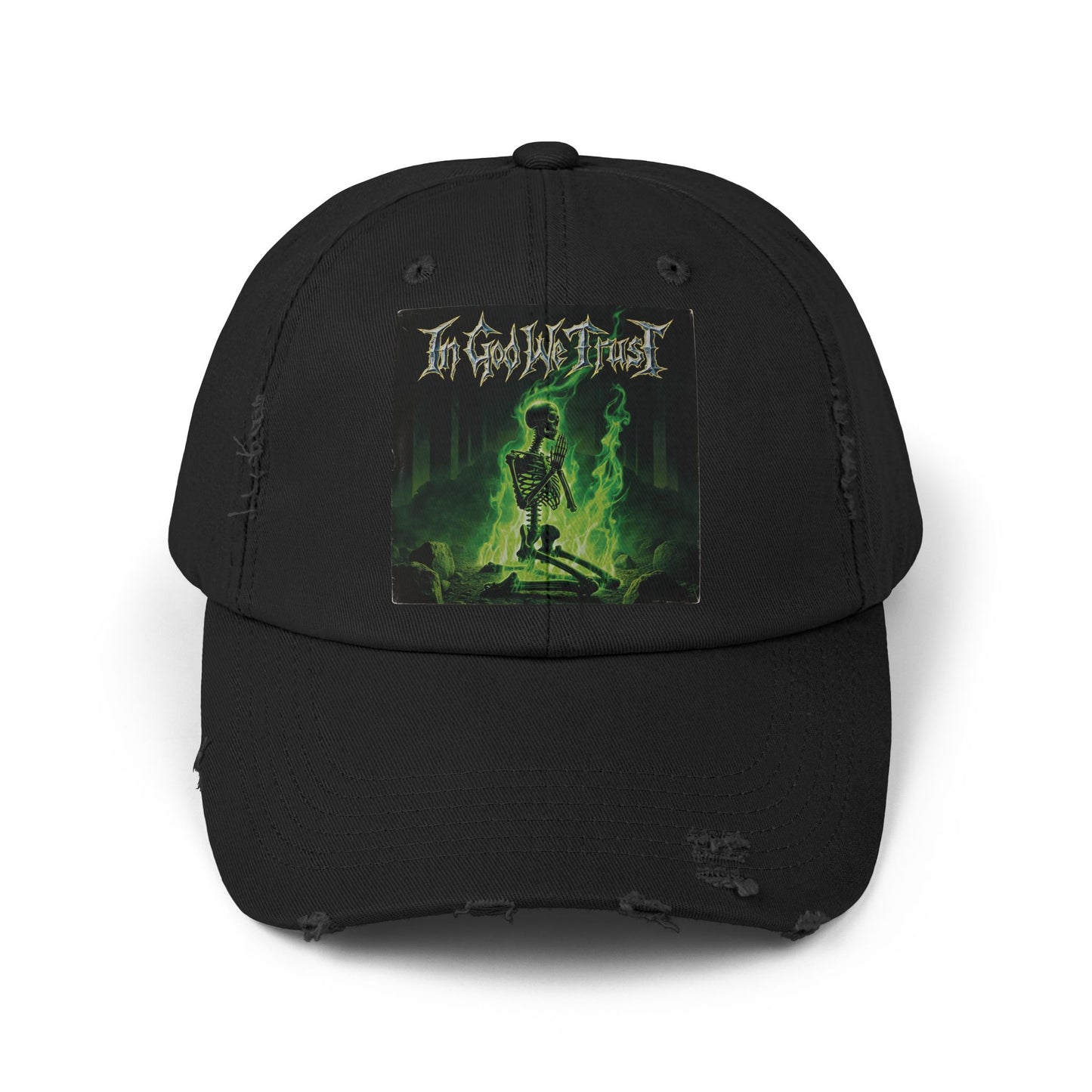 In God We Trust Skeleton Hat