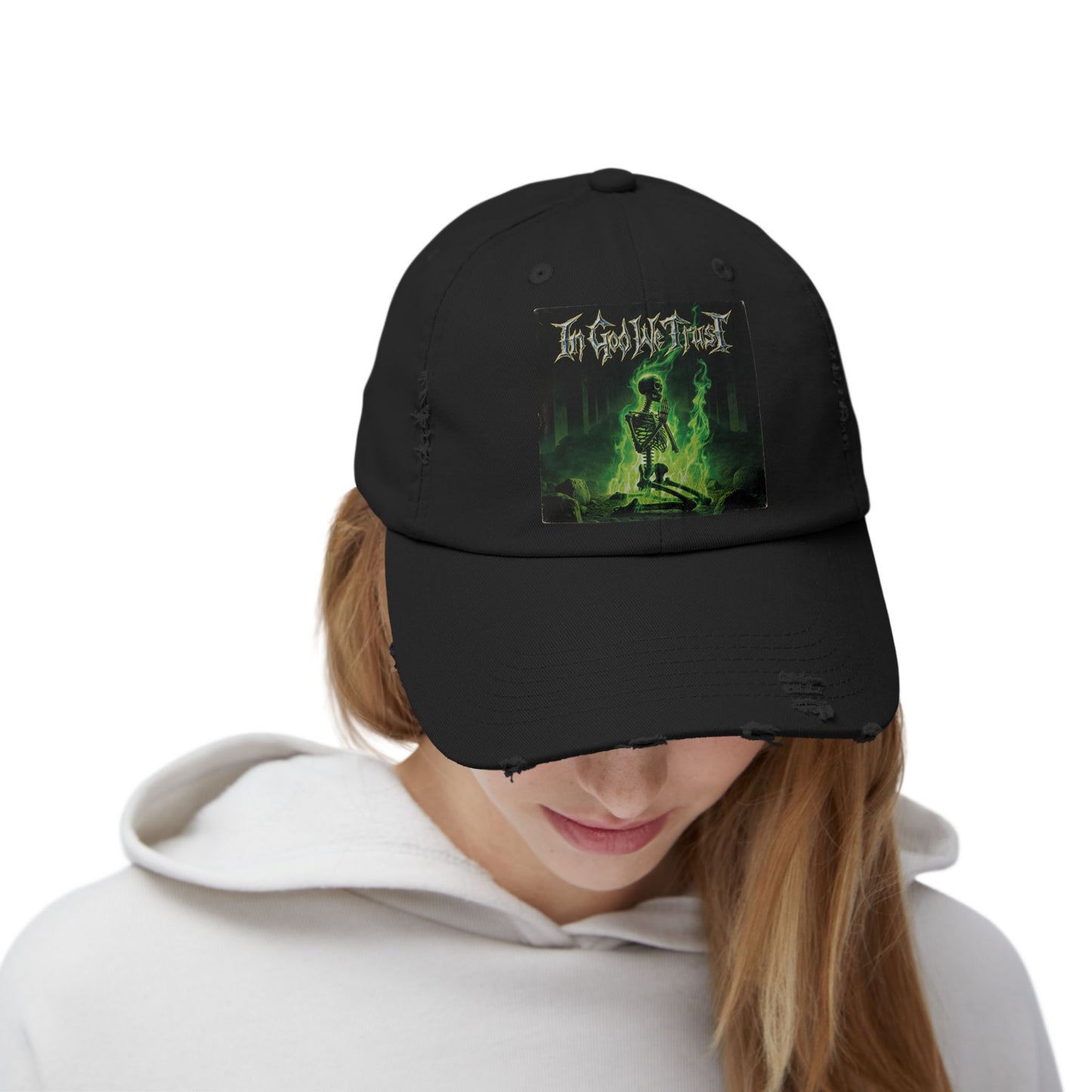In God We Trust Skeleton Hat