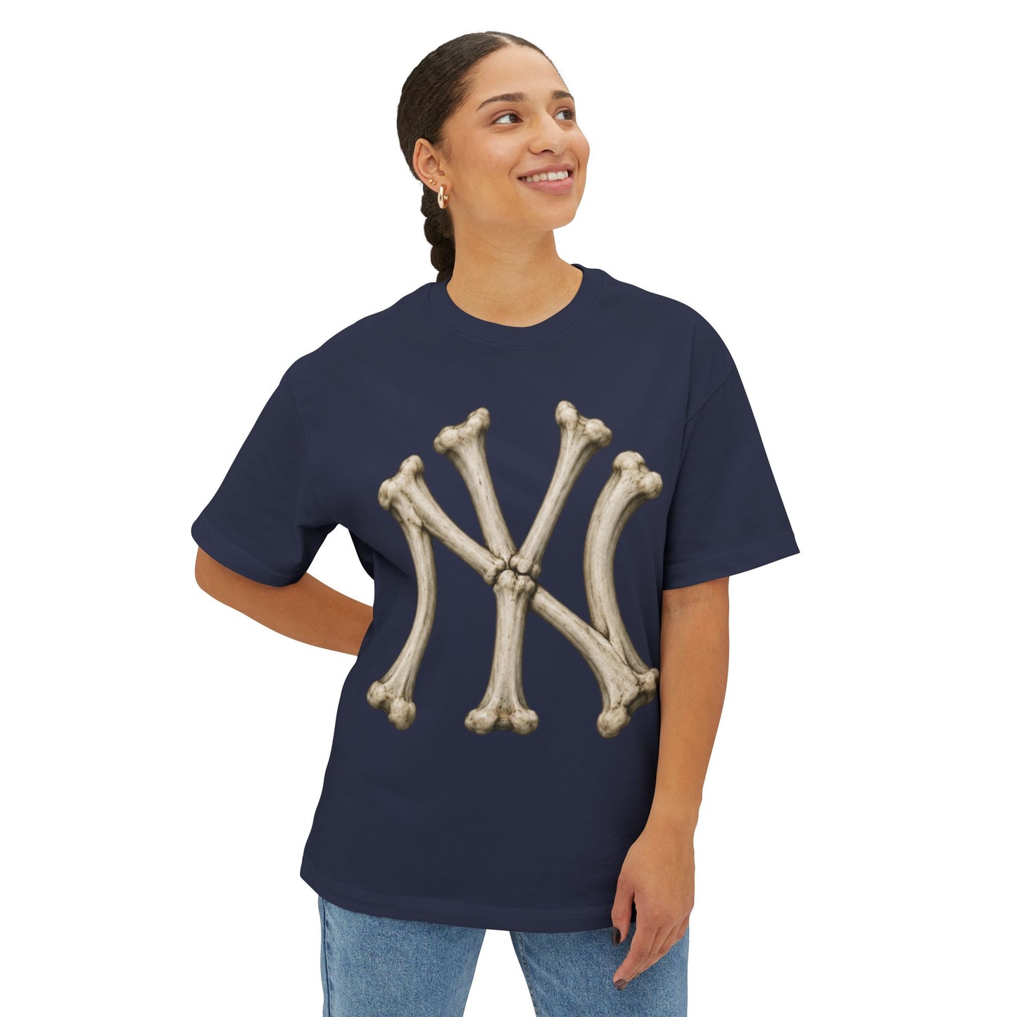 Skull & Bone NY Logo Tee — Green Enkd Society Graphic T-Shirt