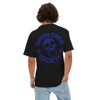 Green Enkd Society The World Is Yours 2 Skull Tee — Graphic Boxy Streetwear T‑Shirt