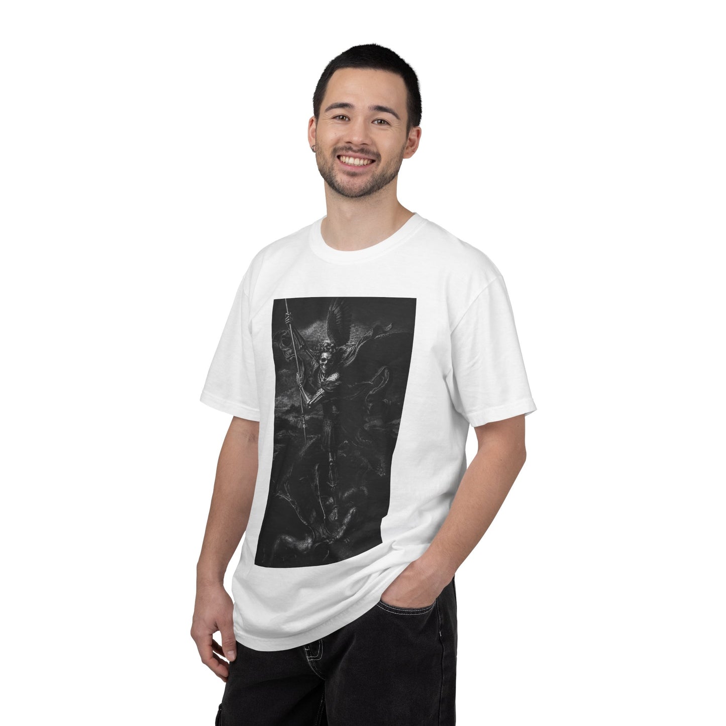 SAINT MICHAEL — Green Enkd Society Skull Tee