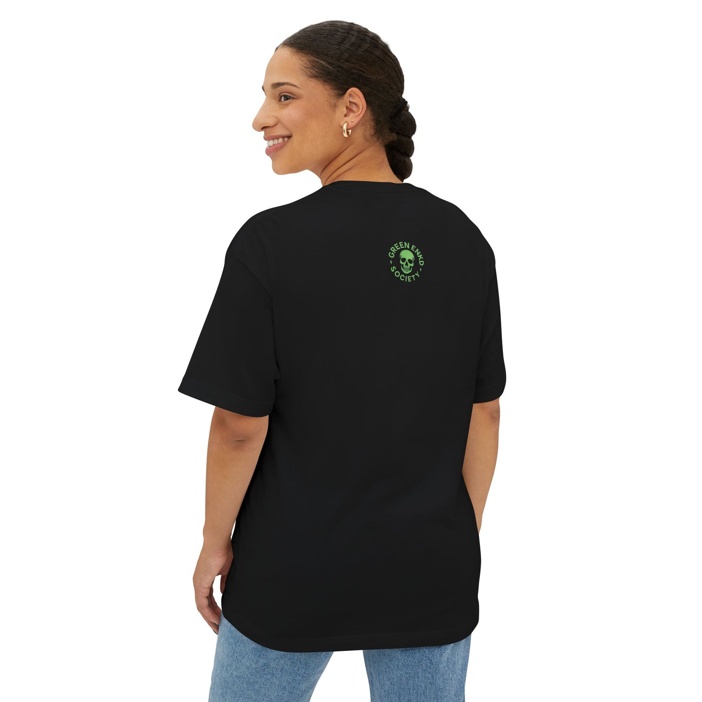 Green Enkd Society Grunge T-Shirt
