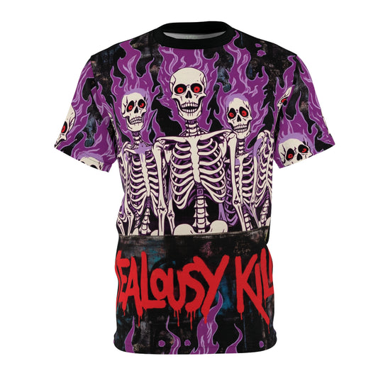 Unisex Tee - Jealousy Kills Purple Punch T-shirt