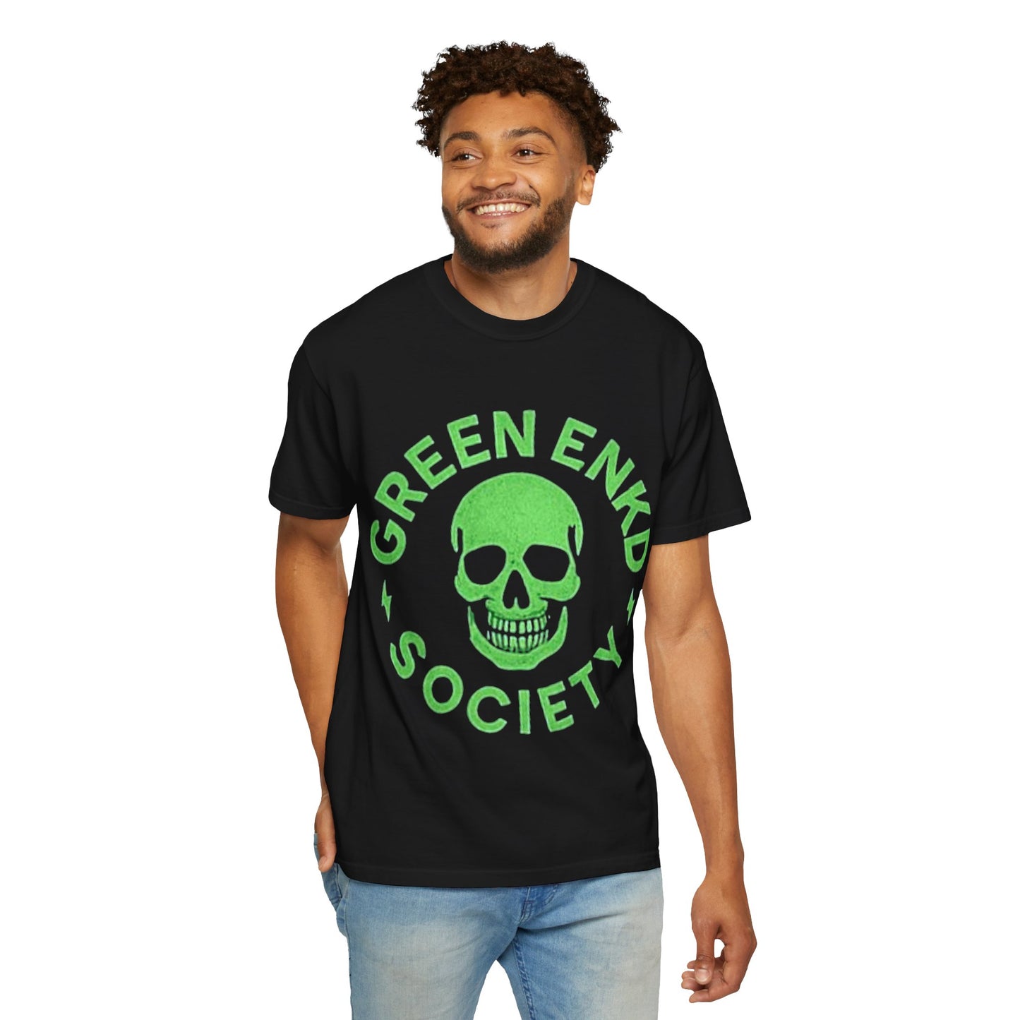 Green Enkd Society Logo Unisex T-Shirt