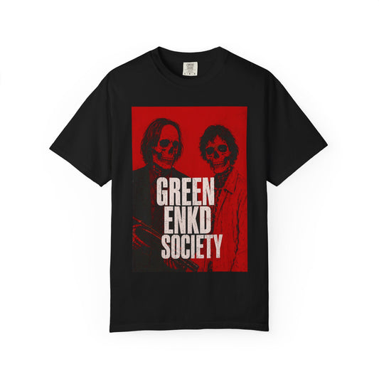 Green Enkd Society “Dog Day Skeletons” Vintage Horror Tee