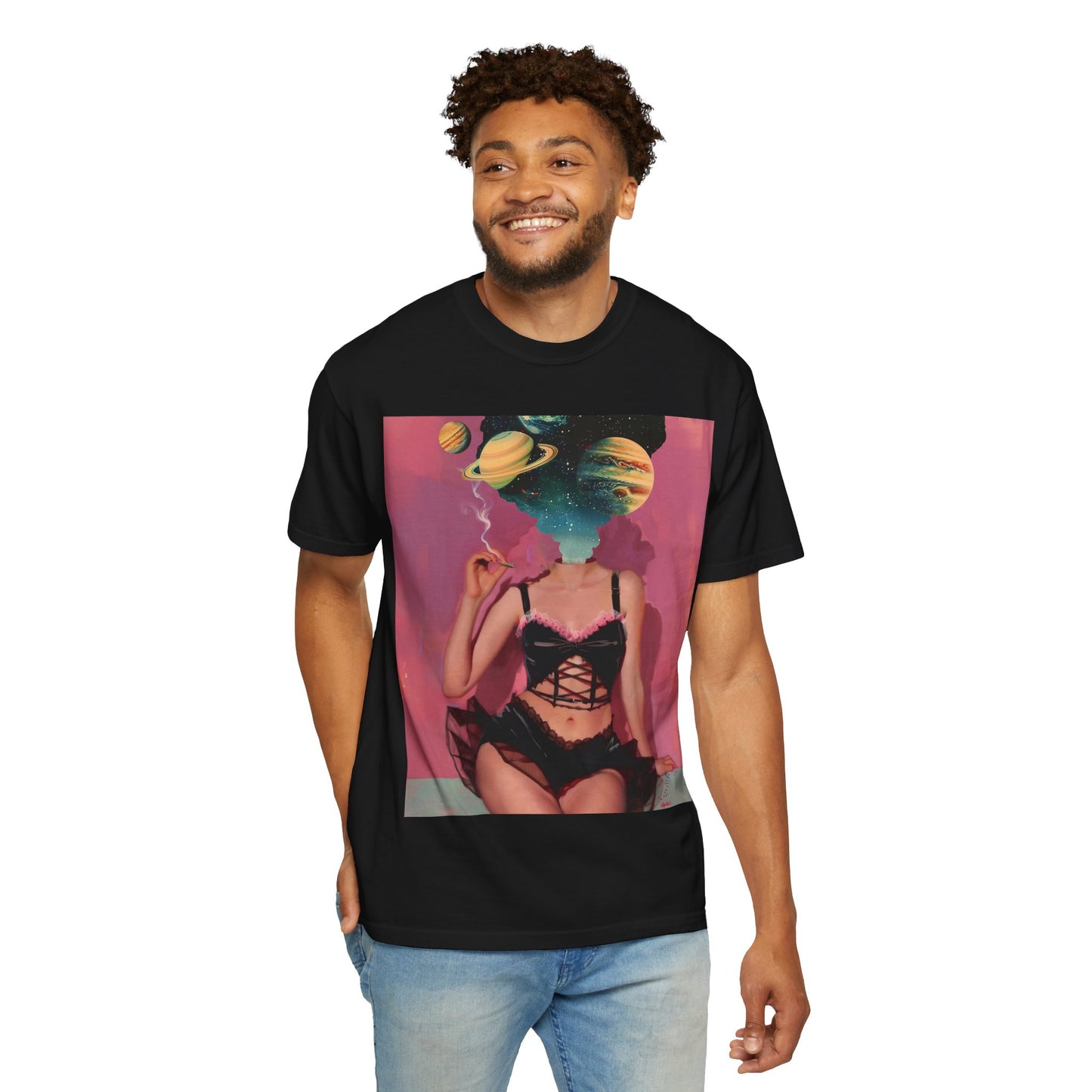 Celestial Dreamer T-Shirt: Unisex Graphic Tee with Cosmic Art, Perfect for Art Lovers, Space Enthusiasts, Gift Ideas, Casual Wear