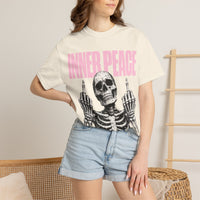 Inner Peace Pink Skull Tee