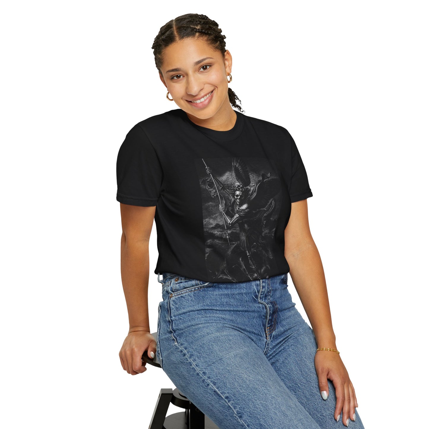 SAINT MICHAEL — Green Enkd Society Skull Tee