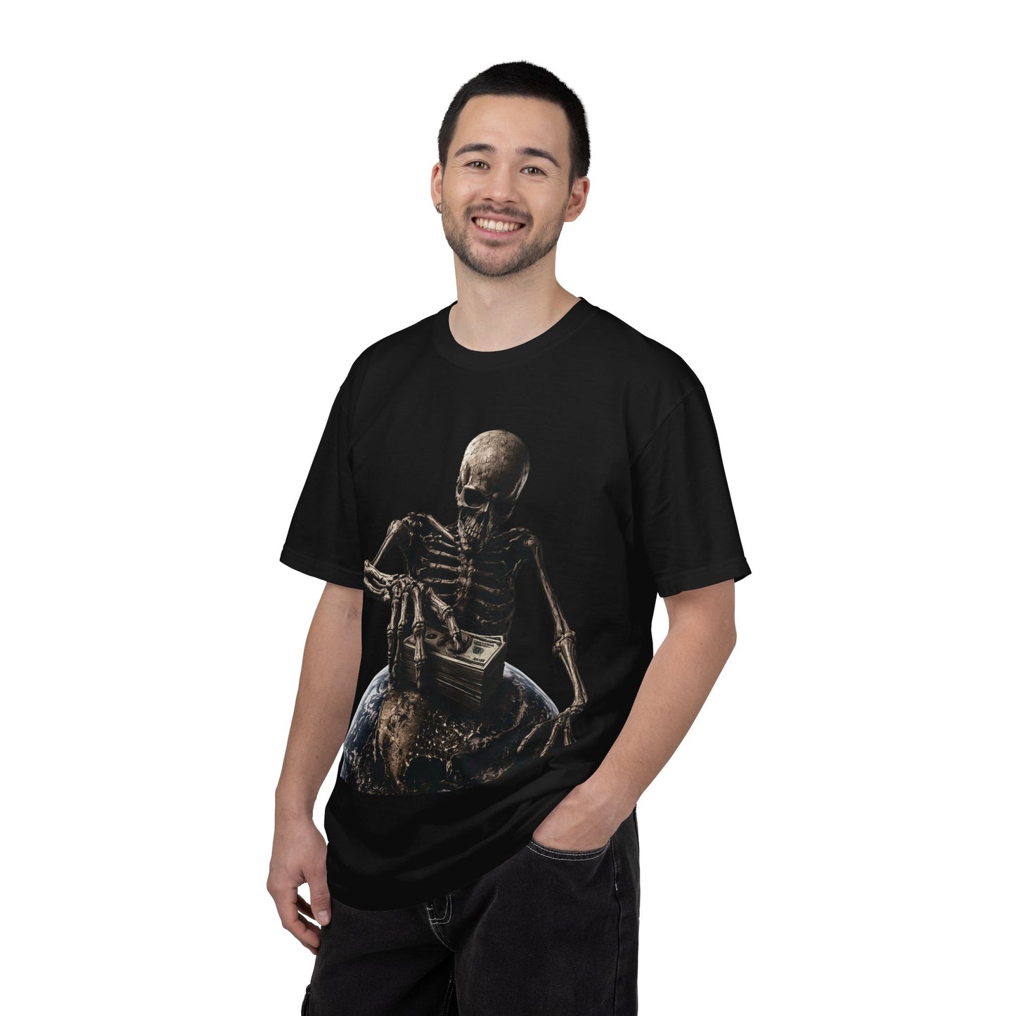 Green Enkd Society™ – Take It With Me Skeleton Graphic Tee