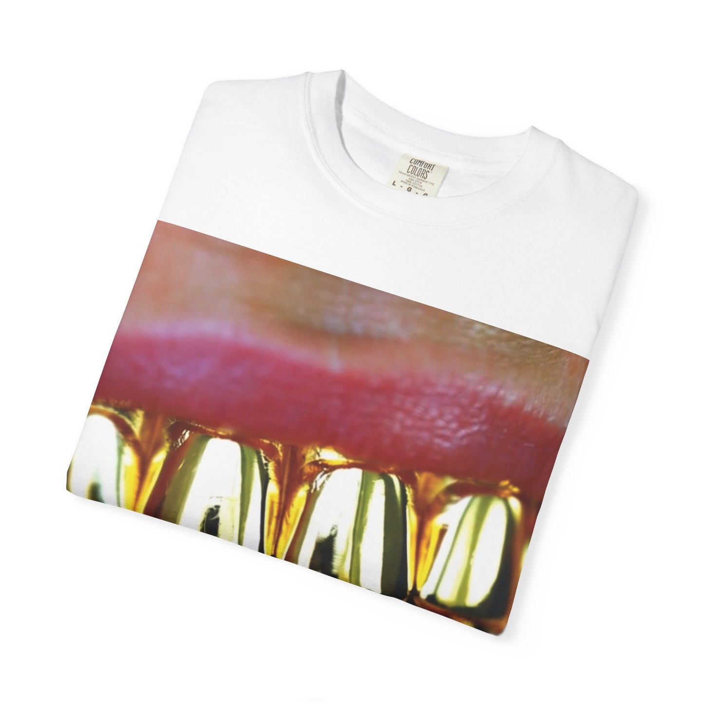 Gold Fronts Graphic Tee, Streetwear T-shirt, Gold Grill Shirt, Urban Fashion Top, Trendy Casual Wear