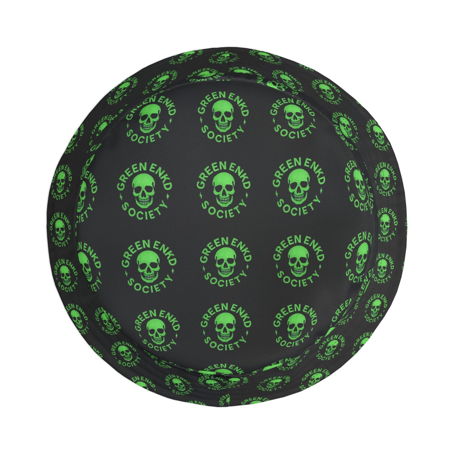 Green Glow Bucket Hat, AOP Bucket Hat, Summer Accessory, Festival Hat, Unique Gift, Stylish Headwear