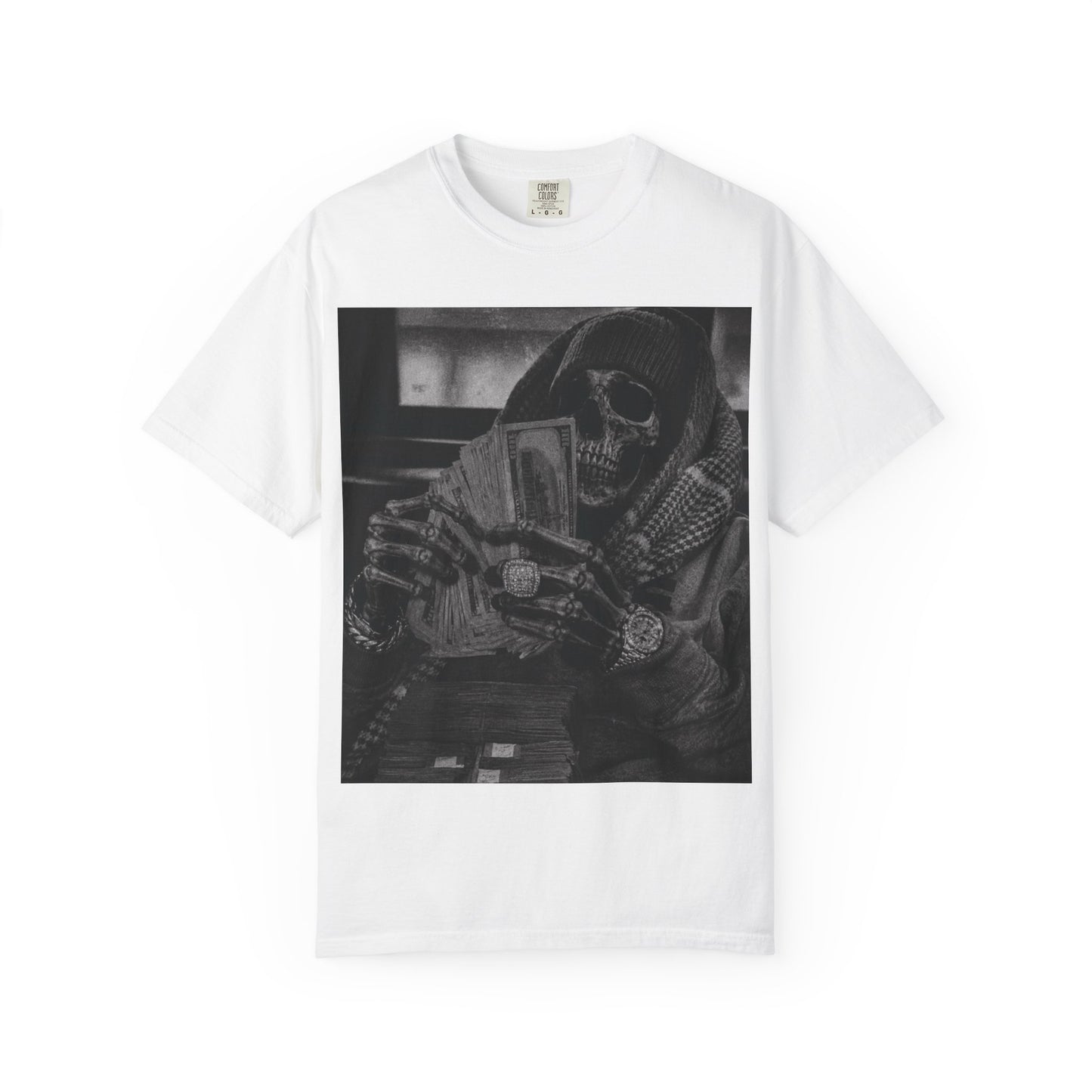 Count it up Skull Graphic T‑Shirt — "Green Enkd Society" Streetwear