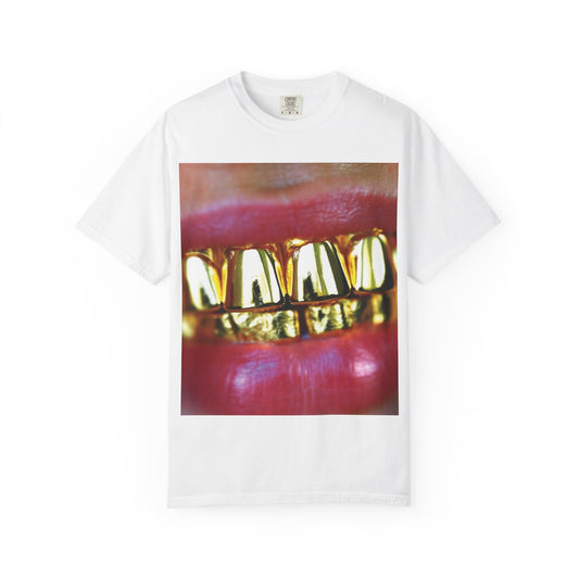 Gold Fronts Graphic Tee, Streetwear T-shirt, Gold Grill Shirt, Urban Fashion Top, Trendy Casual Wear