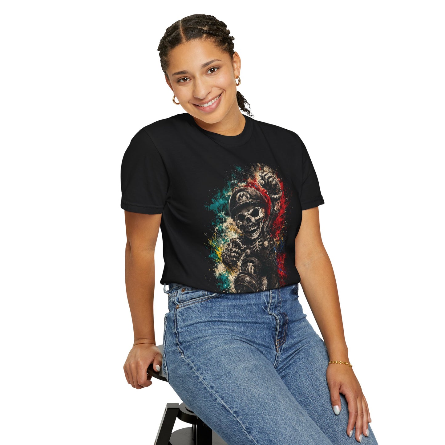 SUPER M’s Skull T-Shirt – GREEN ENKD SOCIETY