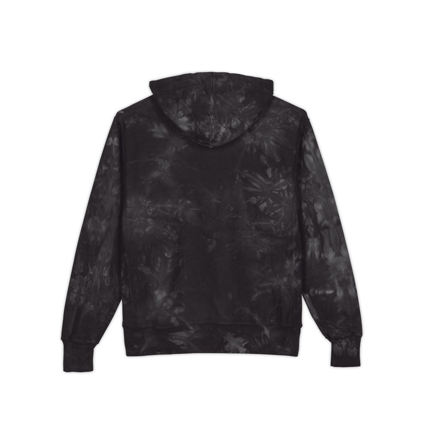 Green Enkd Society Tie-Dye Hoodie — Embroidered Logo