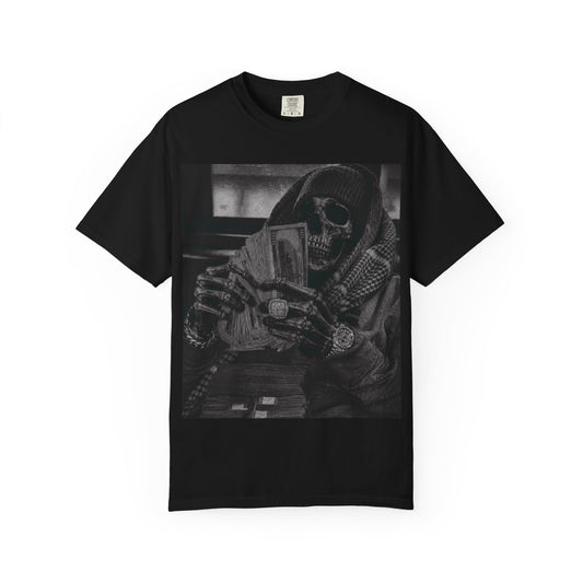 Count it up Skull Graphic T‑Shirt — "Green Enkd Society" Streetwear
