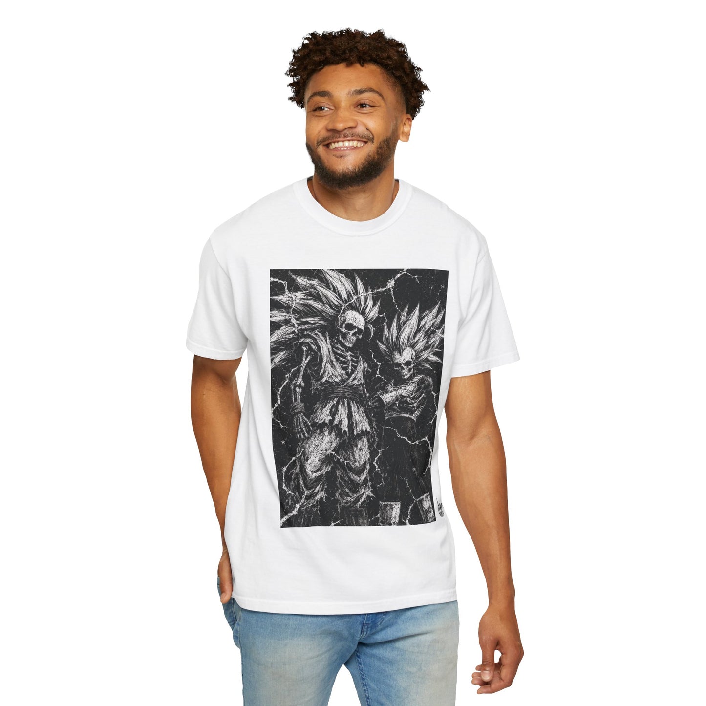 Skull Z Graphic T-Shirt — 'Greenenkd Society' Back Print