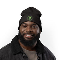 Embroidered Knit Beanie