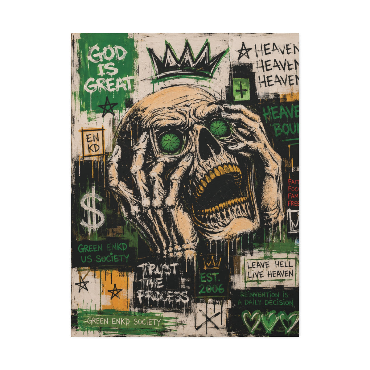 HEAVEN BOUND — Reinvention Street Art Canvas