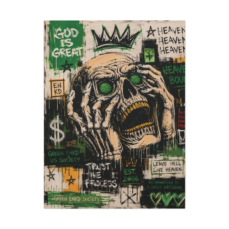 HEAVEN BOUND — Reinvention Street Art Canvas