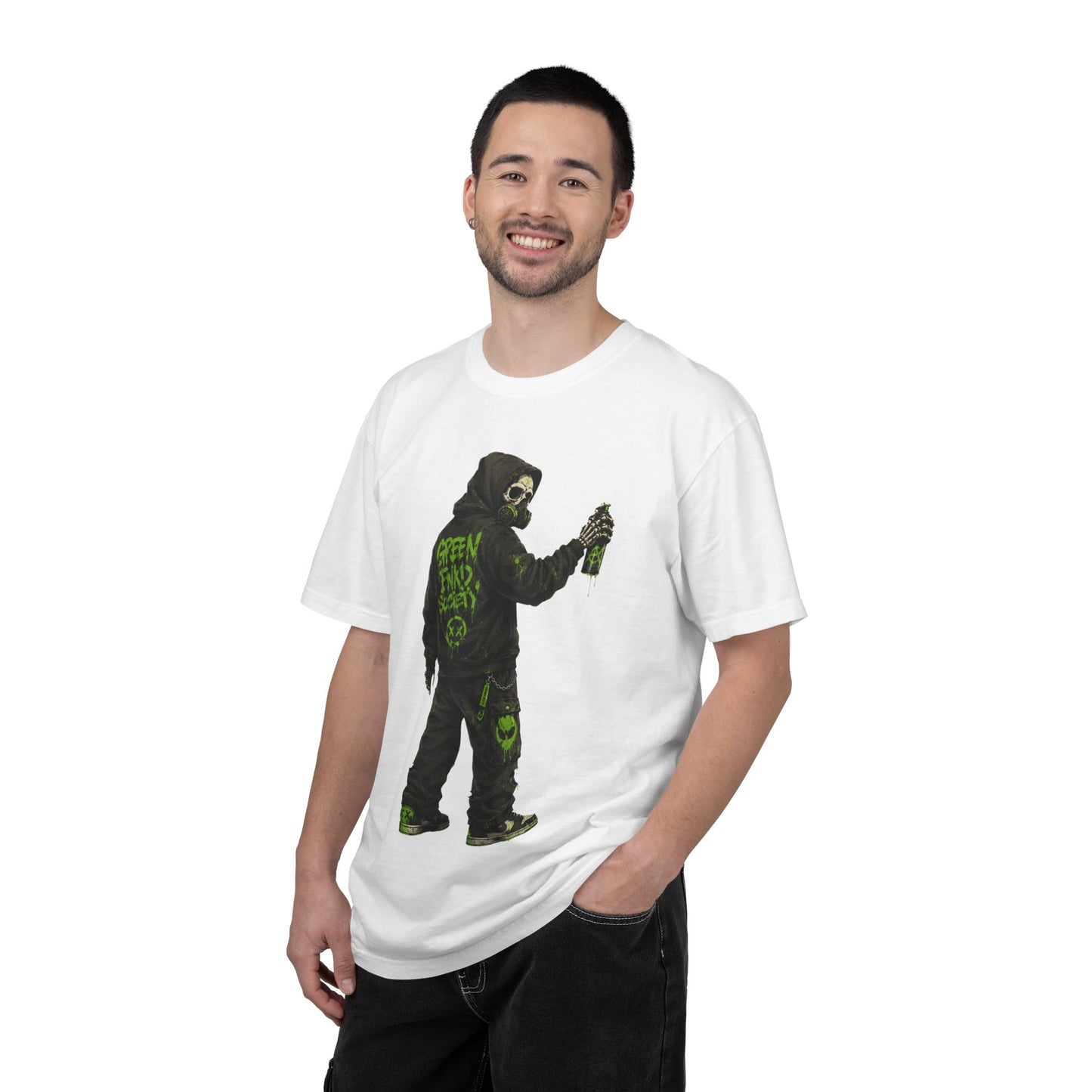 Green Enkd Society Graffiti T-Shirt