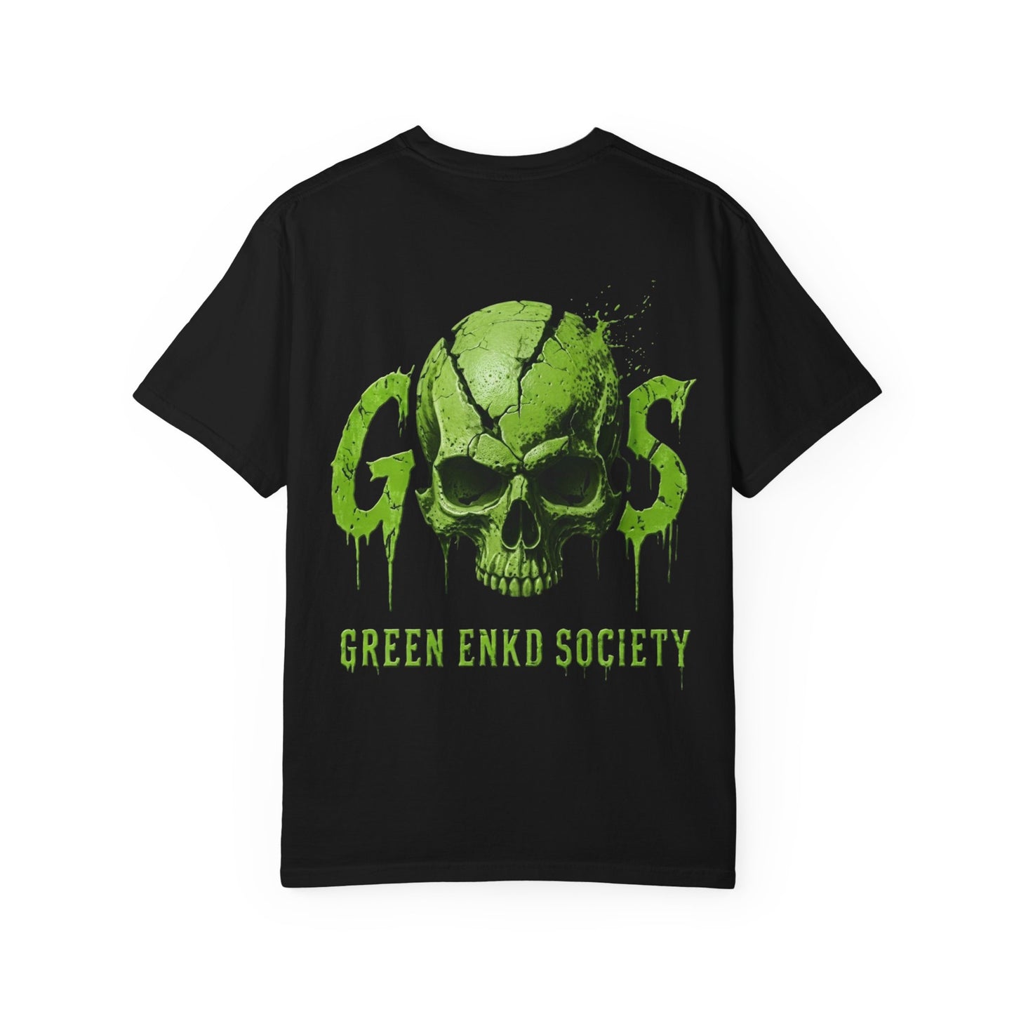 SAINT MICHAEL — Green Enkd Society Skull Tee