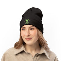 Embroidered Knit Beanie