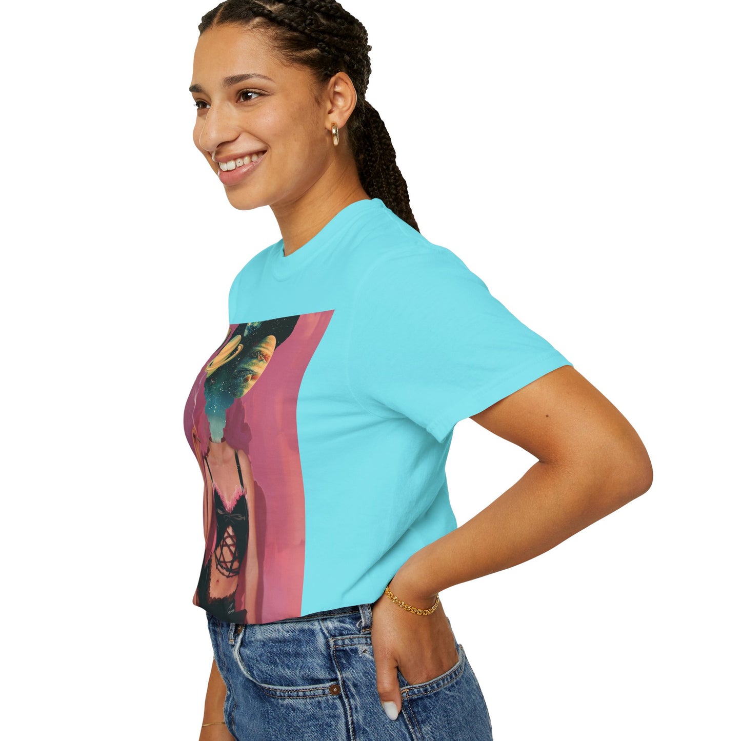 Celestial Dreamer T-Shirt: Unisex Graphic Tee with Cosmic Art, Perfect for Art Lovers, Space Enthusiasts, Gift Ideas, Casual Wear