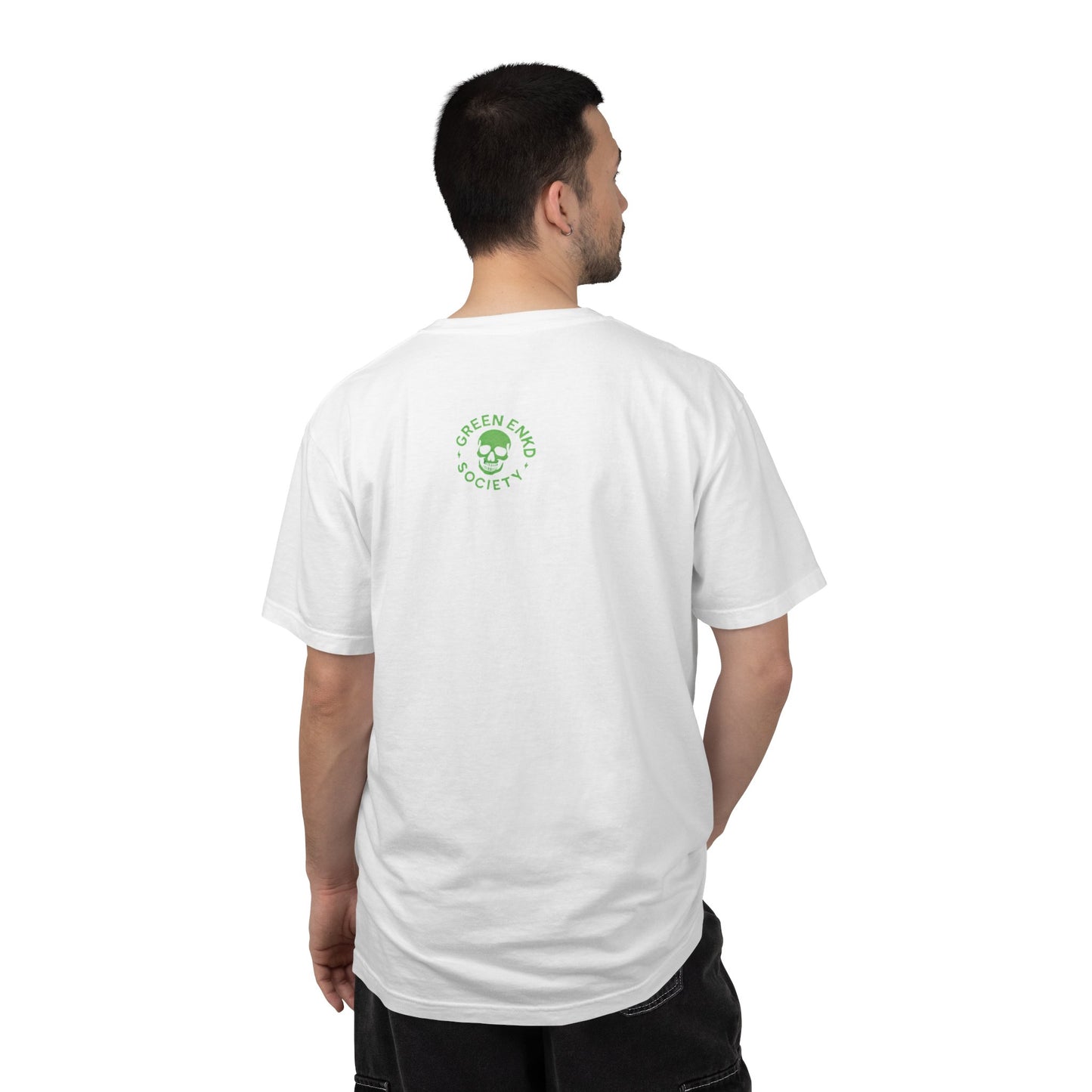 Skeleton Green Enkd T-Shirt — Green Enkd Society Graphic Tee