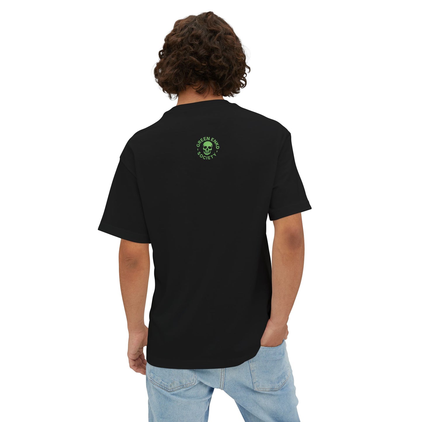 Green Enkd Society Grunge T-Shirt