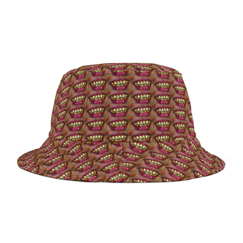 Golden Teeth AOP Bucket Hat