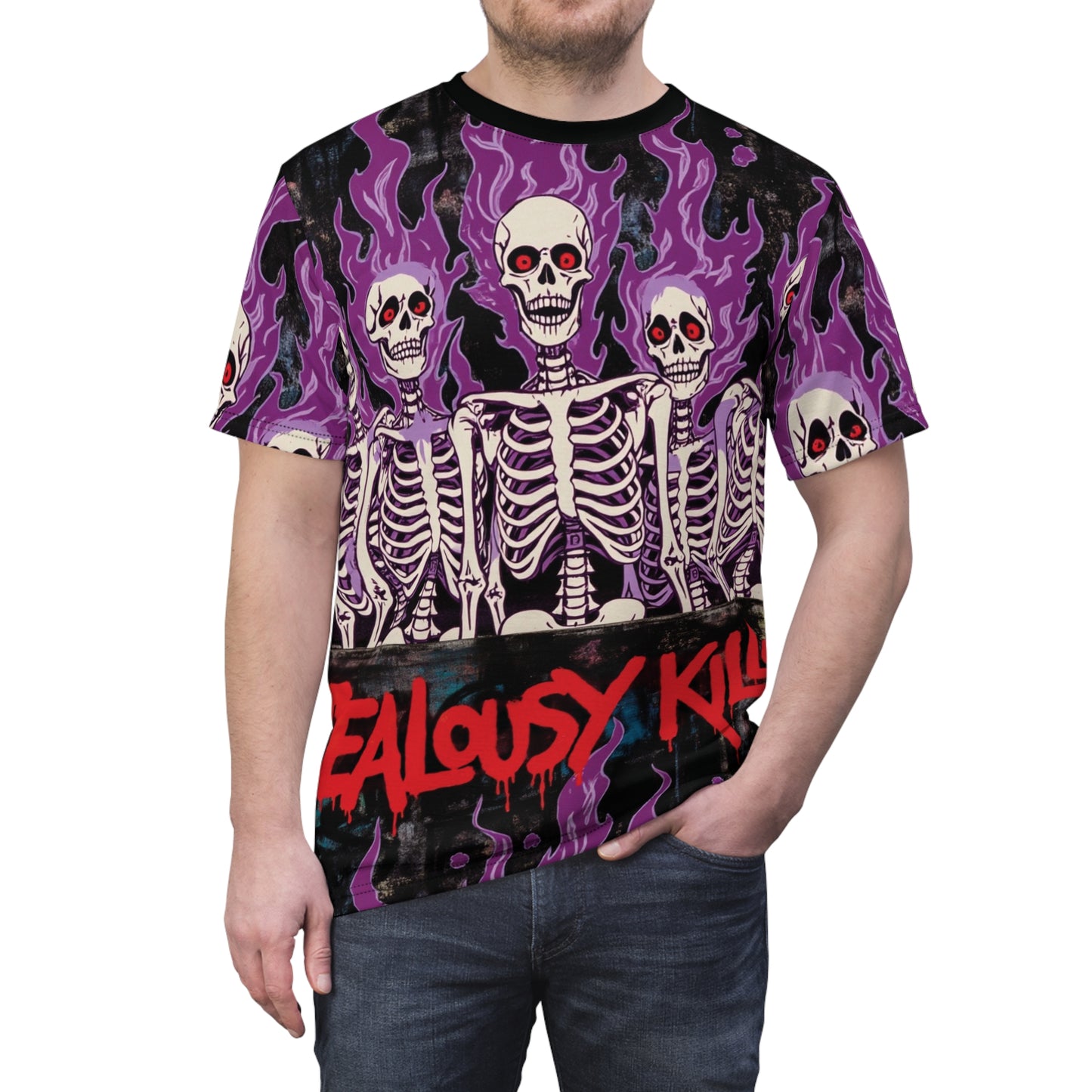 Unisex Tee - Jealousy Kills Purple Punch T-shirt