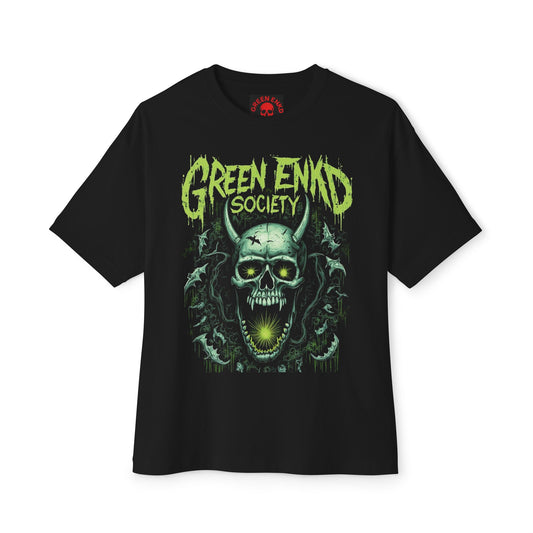 Green Enkd Society Grunge T-Shirt