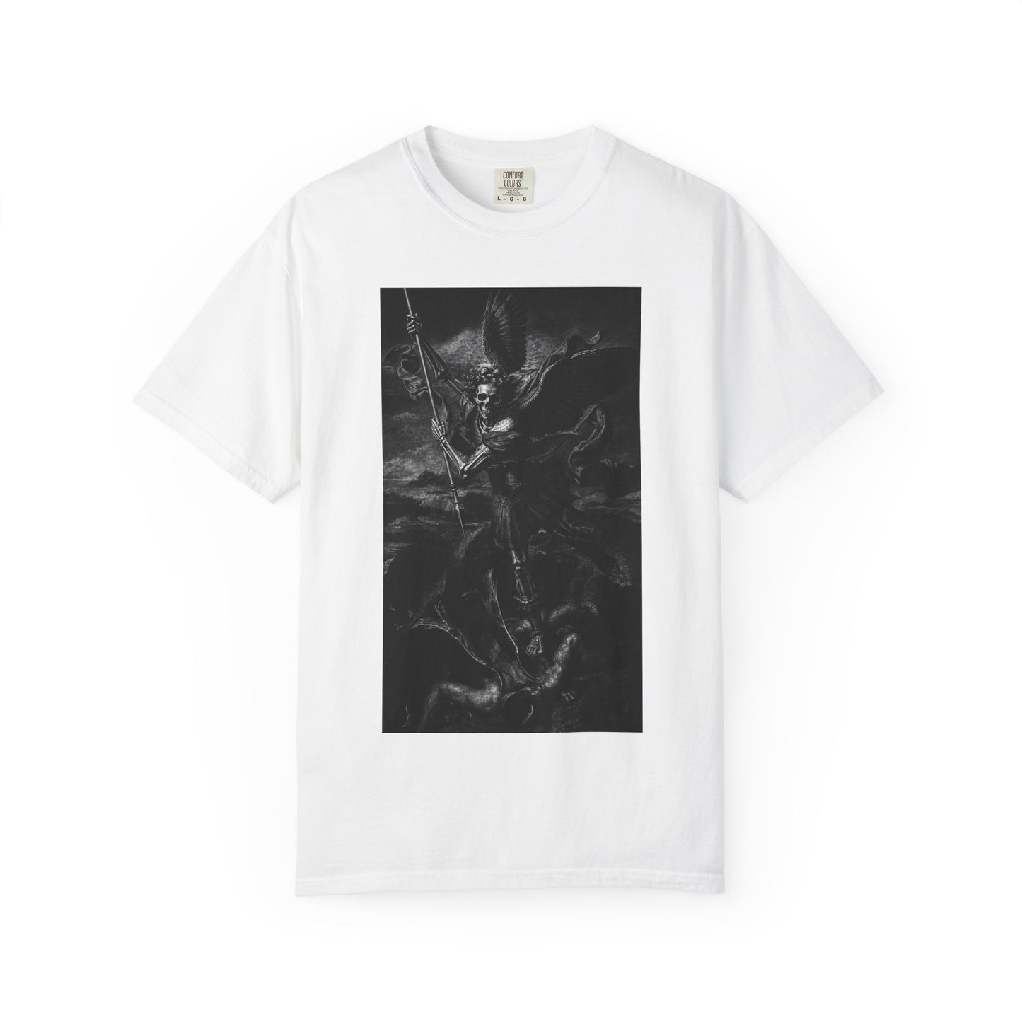 SAINT MICHAEL — Green Enkd Society Skull Tee