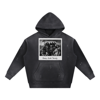 Life’s Good Vintage Frayed Hoodie