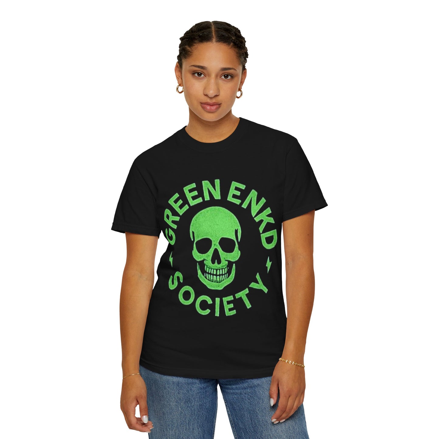 Green Enkd Society Logo Unisex T-Shirt