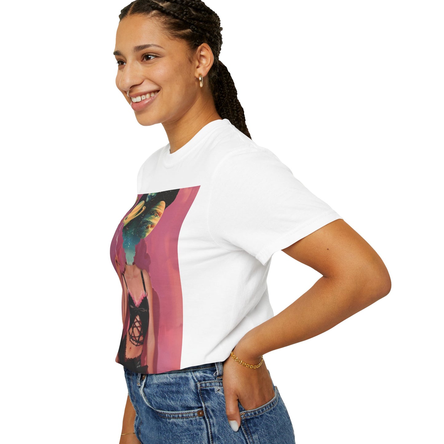 Celestial Dreamer T-Shirt: Unisex Graphic Tee with Cosmic Art, Perfect for Art Lovers, Space Enthusiasts, Gift Ideas, Casual Wear