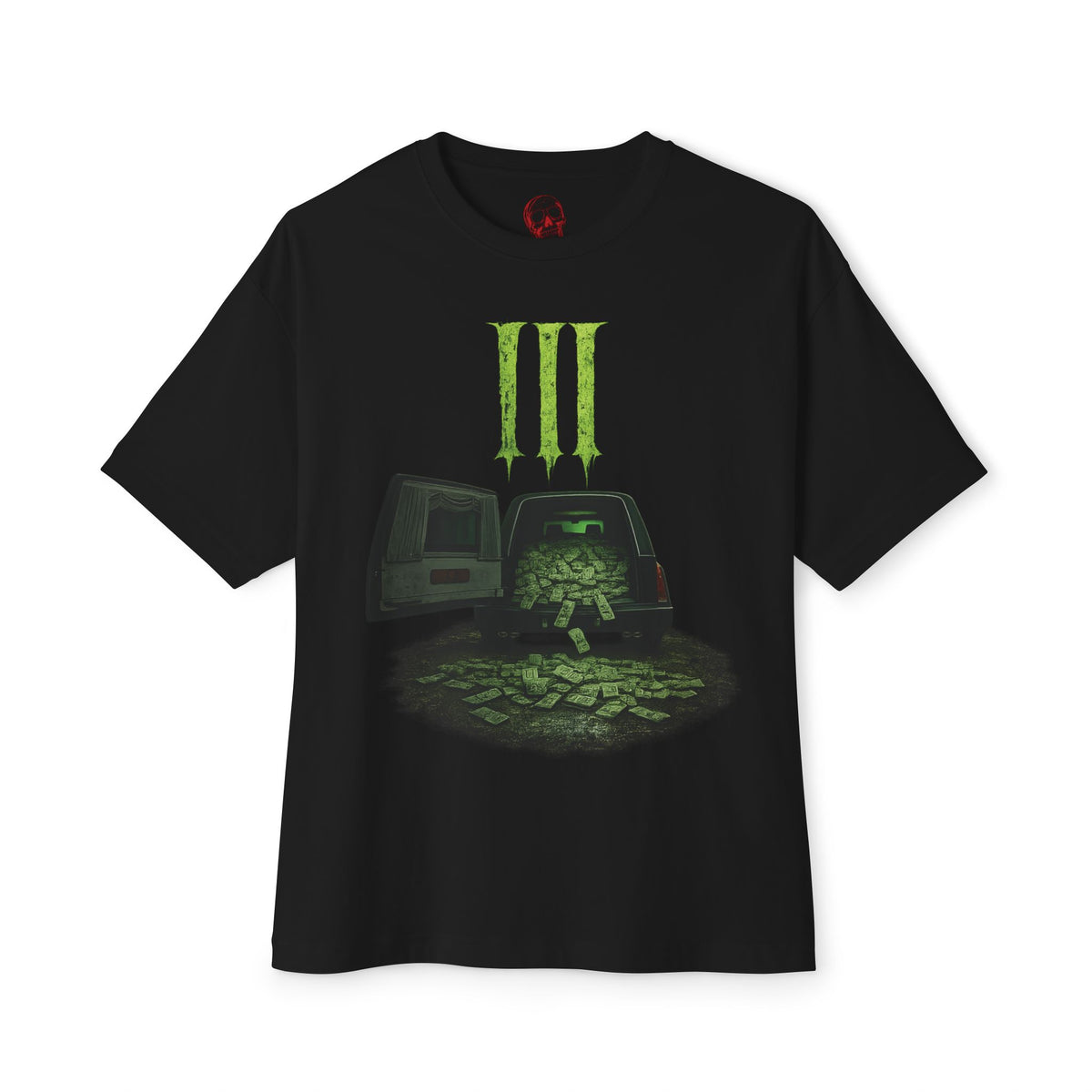 Infamous Wizzardry 3 Hearse Green Enkd Society Tee