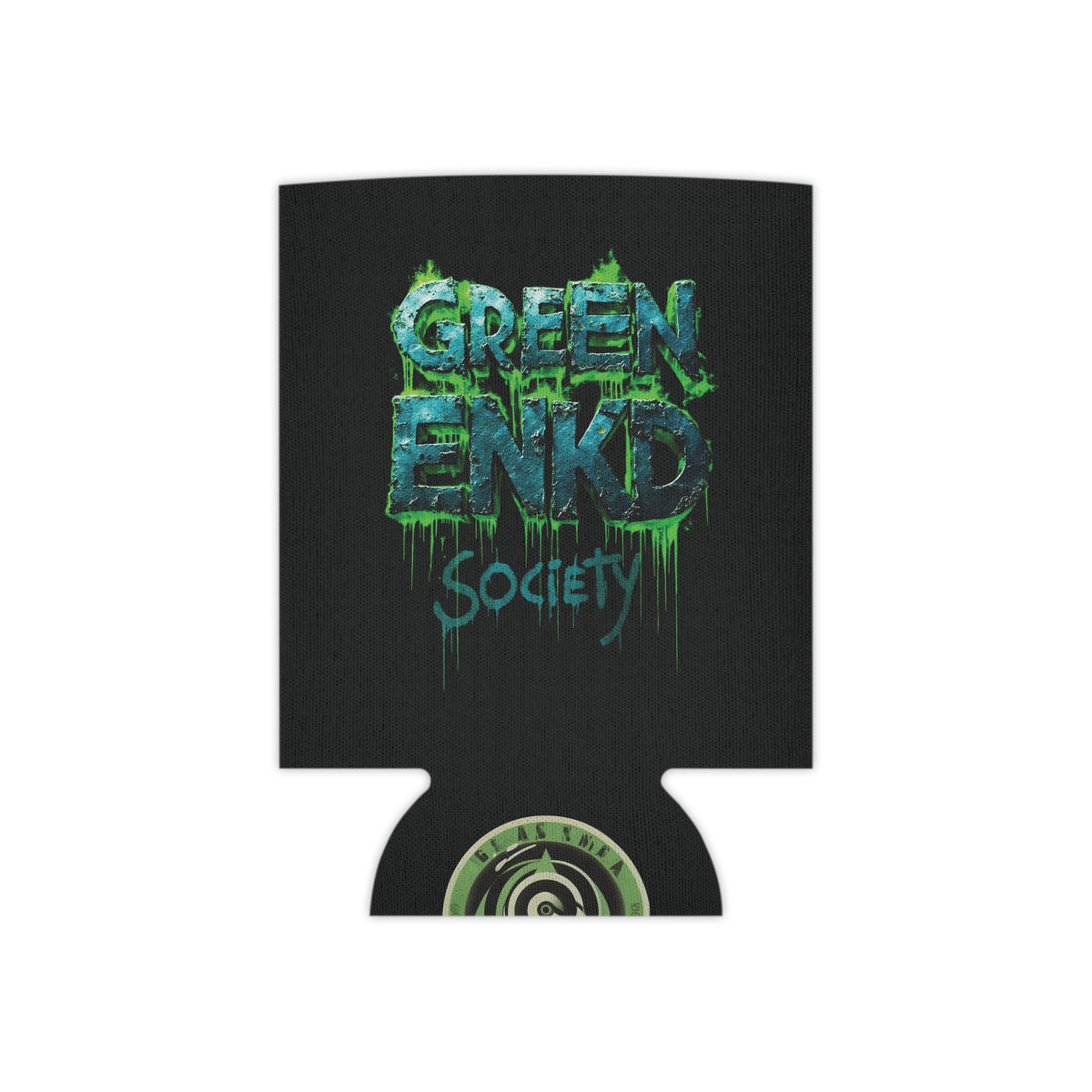 Green Enkd Can Cooler
