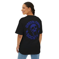 Green Enkd Society The World Is Yours 2 Skull Tee — Graphic Boxy Streetwear T‑Shirt