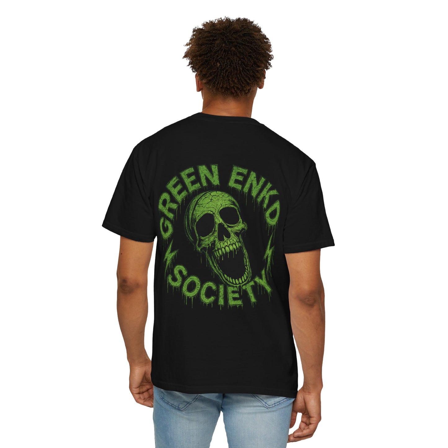 Green Enkd Society™ – Take It With Me Skeleton Graphic Tee