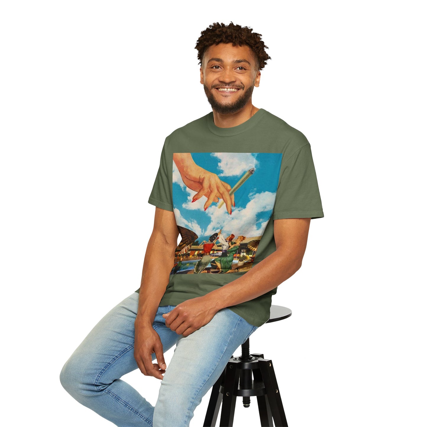 GOD'S PLAN T-Shirt, Vintage Style Tee, Casual Art Shirt, Unique Gift for Art Lovers, Music Festival Outfit