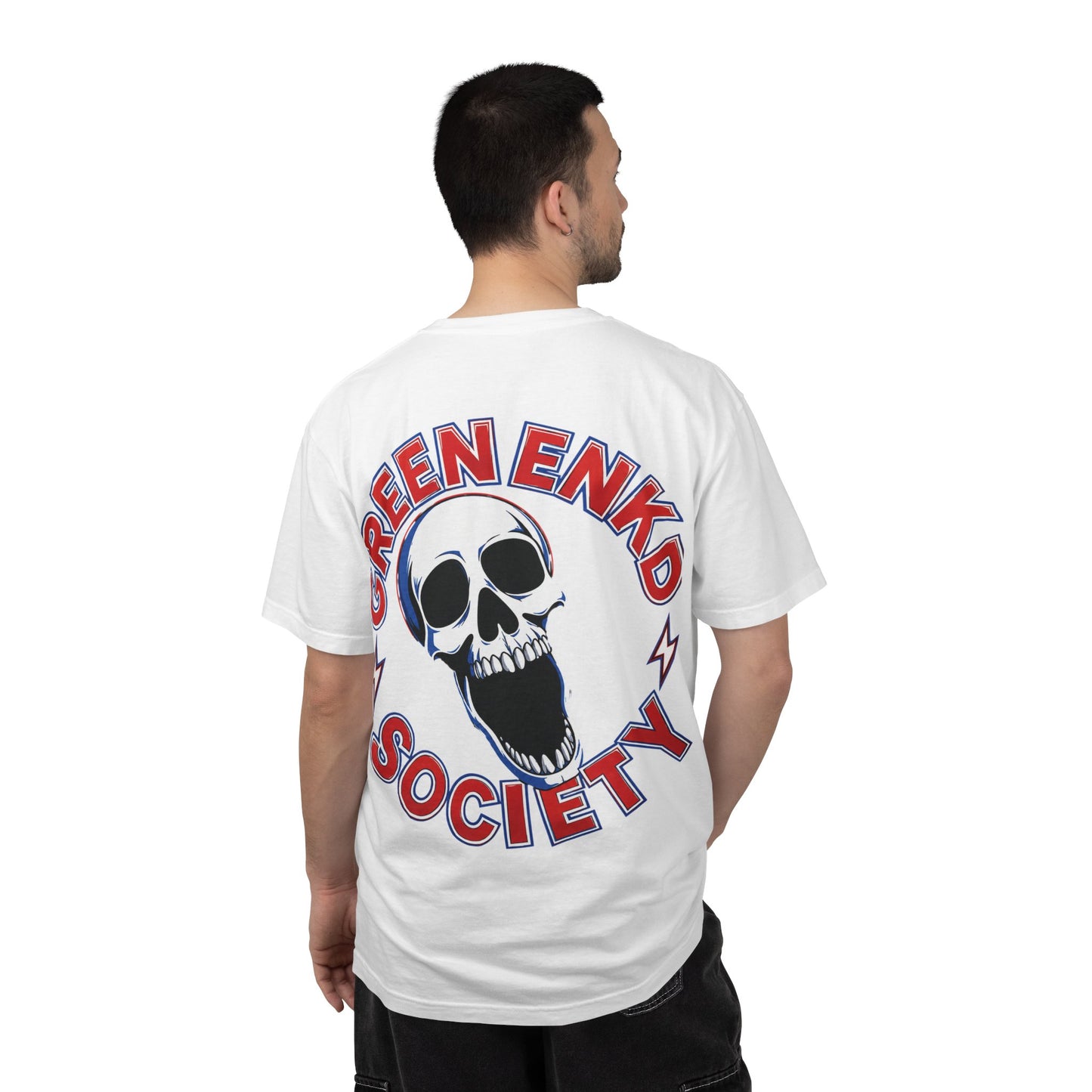 SUPER M’s Skull T-Shirt – GREEN ENKD SOCIETY