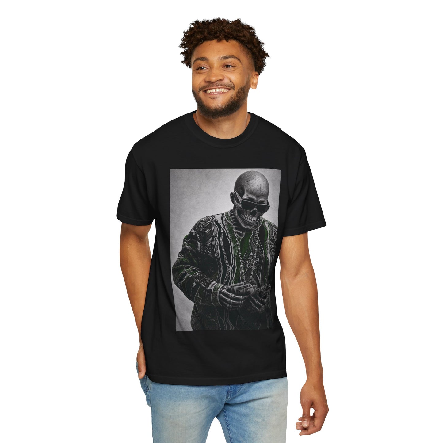 Notorious Skull T-Shirt –Green Enkd Society