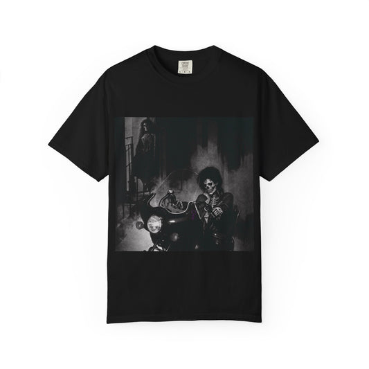 Purple T-Shirt — Green Enkd Society Garment-Dyed Retro Music Tee