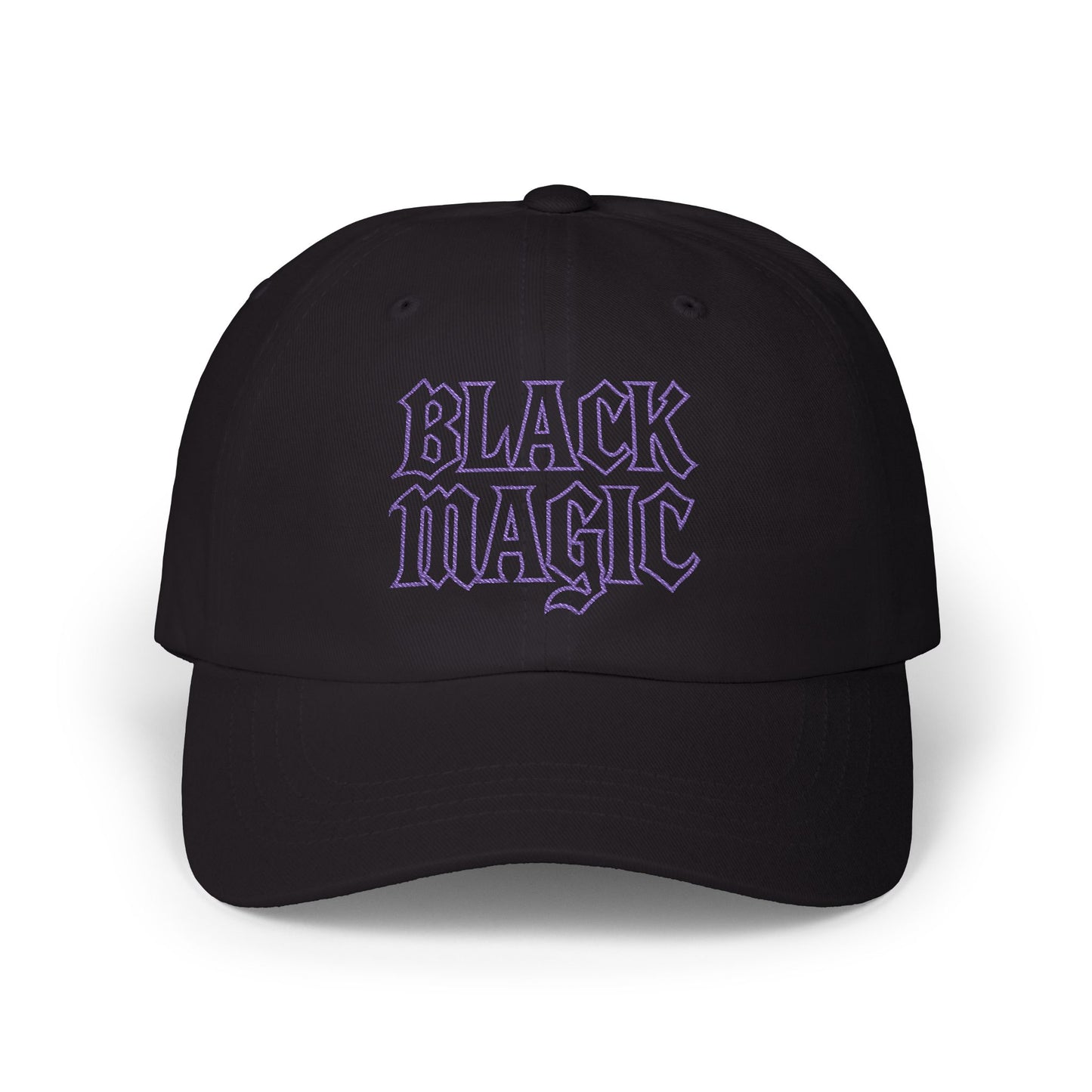 Black Magic Classic Dad Cap — Embroidered Retro Baseball Hat